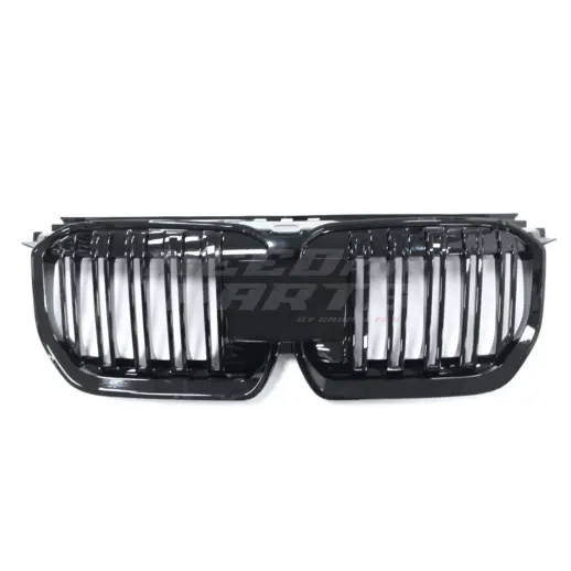 Double Line Grille For BMW X1 U11 (2022-present) Standard & M Sport & M35i Only – M Performance Look, Gloss Black