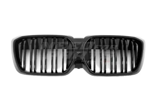 Double Line Grille For BMW X1 U11 (2022-present) Standard & M Sport & M35i Only – M Performance Look, Gloss Black