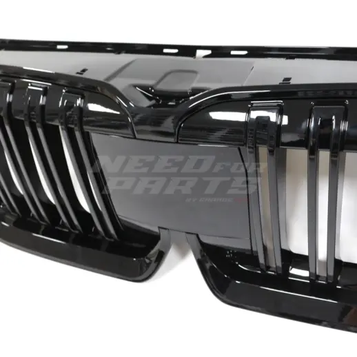 Double Line Grille For BMW X1 U11 (2022-present) Standard & M Sport & M35i Only – M Performance Look, Gloss Black