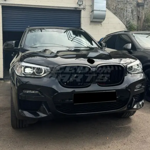 Double Line Grille For BMW X3/X4 G01/G02 Pre-LCI Standard & M Sport & M40d & M40i Only – M Performance Look, Gloss Black