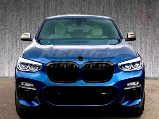 Double Line Grille For BMW X3/X4 G01/G02 Pre-LCI Standard & M Sport & M40d & M40i Only – M Performance Look, Gloss Black