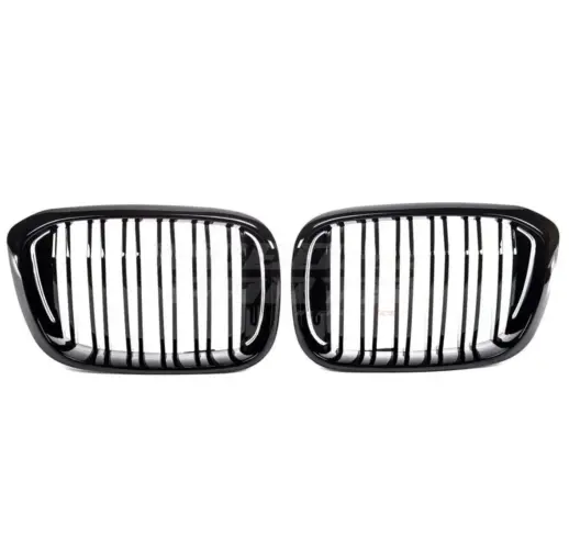 Double Line Grille For BMW X3/X4 G01/G02 Pre-LCI Standard & M Sport & M40d & M40i Only – M Performance Look, Gloss Black