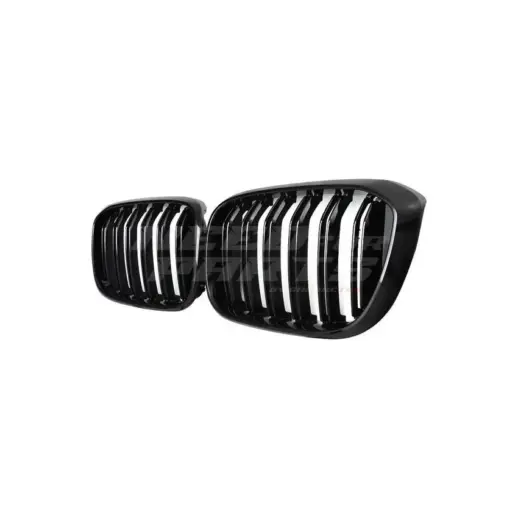 Double Line Grille For BMW X3/X4 G01/G02 Pre-LCI Standard & M Sport & M40d & M40i Only – M Performance Look, Gloss Black