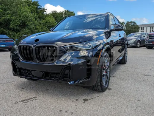 Double Line Grille For BMW X5 F95/G05 LCI Standard & M Sport & M60i & X5M Only – M Performance Look, Gloss Black