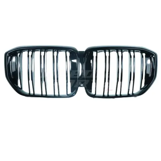 Double Line Grille For BMW X5 F95/G05 LCI Standard & M Sport & M60i & X5M Only – M Performance Look, Gloss Black