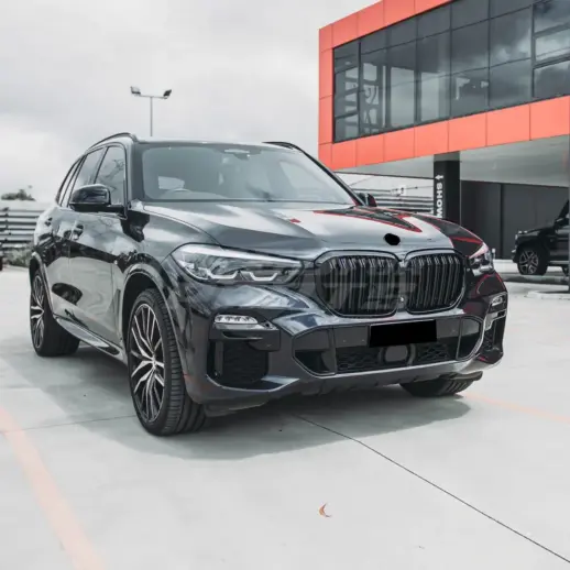 Double Line Grille For BMW X5 F95/G05 Pre-LCI Standard & M Sport & M50d & M50i & X5M Only – M Performance Look, Gloss Black