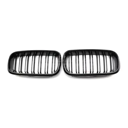 Double Line Grille For BMW X5/X6 F15/F16 Standard & M Sport & M50d Only – M Performance Look, Gloss Black