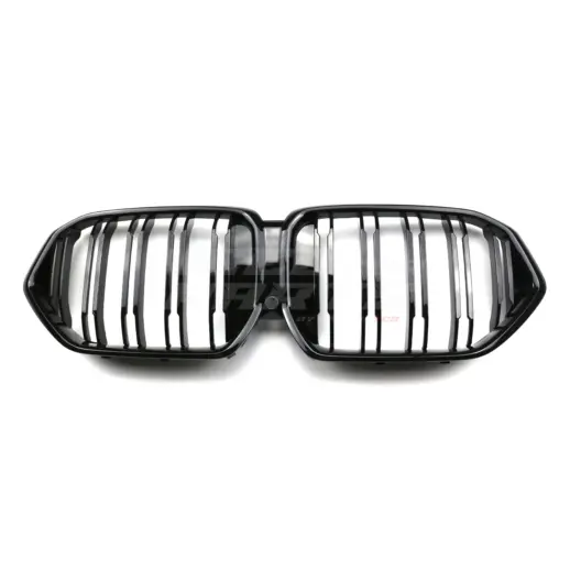 Double Line Grille For BMW X6 F96/G06 Pre-LCI Standard & M Sport & M50d & M50i & X6M Only – M Performance Look, Gloss Black