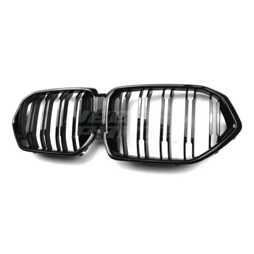 Double Line Grille For BMW X6 F96/G06 Pre-LCI Standard & M Sport & M50d & M50i & X6M Only – M Performance Look, Gloss Black