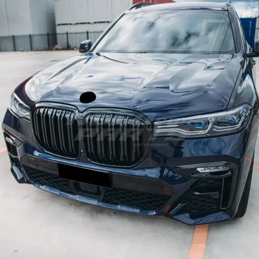 Double Line Grille For BMW X7 G07 Pre-LCI Standard & M Sport & M50d & M50i Only – M Performance Look, Gloss Black