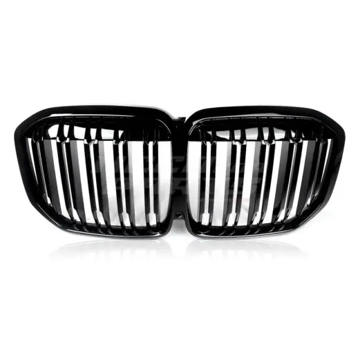 Double Line Grille For BMW X7 G07 Pre-LCI Standard & M Sport & M50d & M50i Only – M Performance Look, Gloss Black