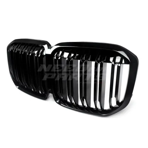 Double Line Grille For BMW X7 G07 Pre-LCI Standard & M Sport & M50d & M50i Only – M Performance Look, Gloss Black