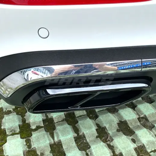 Exhaust Covers For Mercedes C Class S206/W206 AMG Line Only – AMG Look, Gloss Black