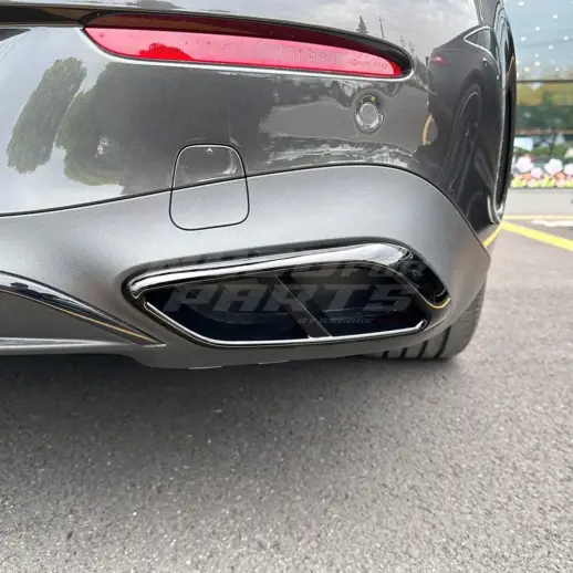 Exhaust Covers For Mercedes CLE Class A236/C236 AMG Line Only – AMG Look, Gloss Black