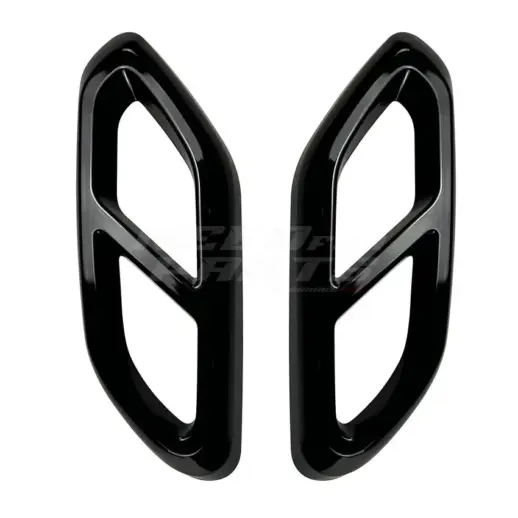Exhaust Covers For Mercedes GLC Class C254/X254 Standard & AMG Line Only – AMG Look, Gloss Black