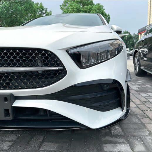 Front Aero Kit For Mercedes A Class V177/W177 Facelift AMG Line & A35 AMG Only – AMG Look, Gloss Black