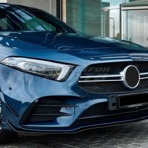 Front Aero Kit For Mercedes A Class V177/W177 Pre-Facelift AMG Line Only – AMG Look, Gloss Black