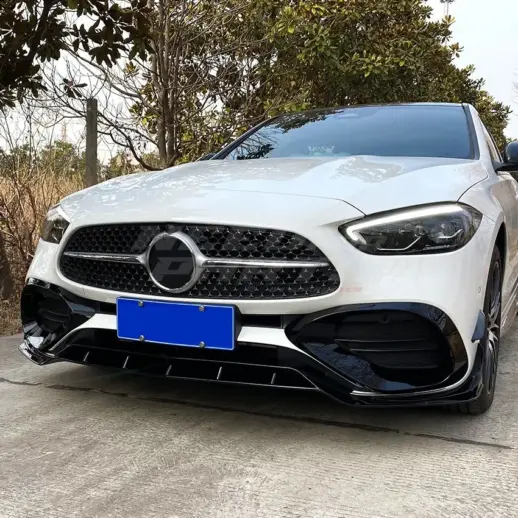 Front Aero Kit For Mercedes C Class S206/W206 AMG Line & C43 AMG Only – Racing Look, Gloss Black