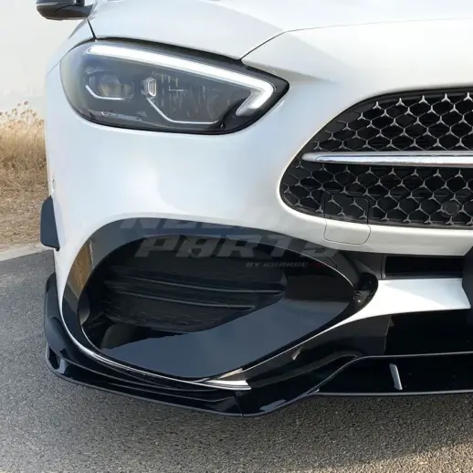 Front Aero Kit For Mercedes C Class S206/W206 AMG Line & C43 AMG Only – Racing Look, Gloss Black