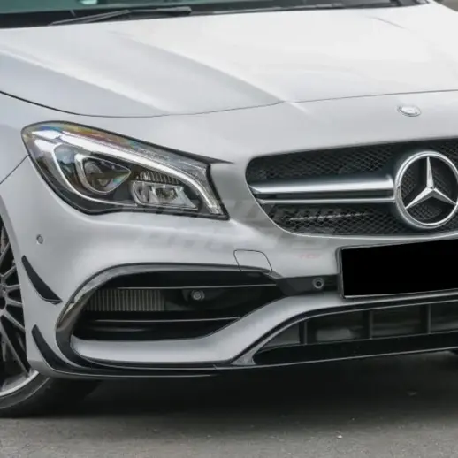 Front Aero Kit For Mercedes CLA Class C117/X117 Facelift AMG Line Only – AMG Look, Gloss Black