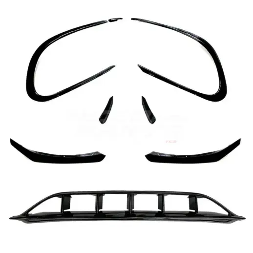 Front Aero Kit For Mercedes CLA Class C117/X117 Facelift AMG Line Only – AMG Look, Gloss Black