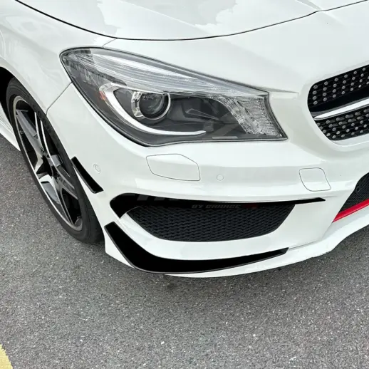 Front Aero Kit For Mercedes CLA Class C117/X117 Pre-Facelift AMG Line Only – AMG Look, Gloss Black