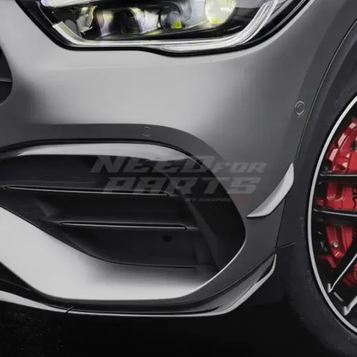 Front Aero Kit For Mercedes GLA Class H247 AMG Line & GLA35 AMG & GLA45 AMG Only – AMG Look, Gloss Black