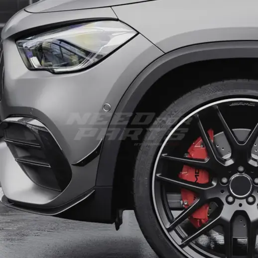 Front Aero Kit For Mercedes GLA Class H247 AMG Line & GLA35 AMG & GLA45 AMG Only – AMG Look, Gloss Black