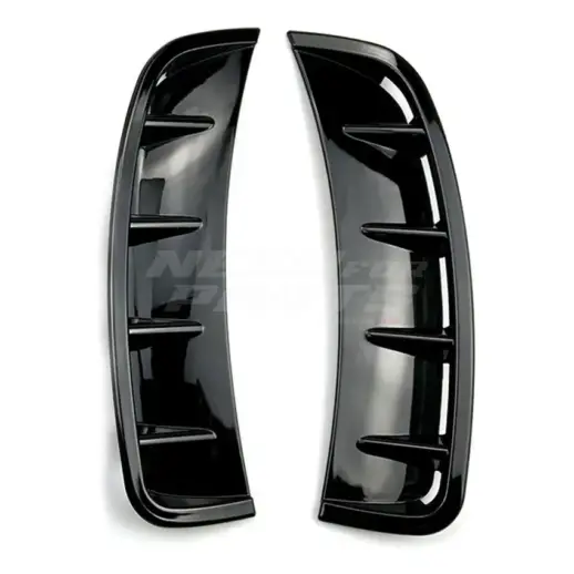 Front Bumper Canards For Mercedes A Class V177/W177 AMG Line & A35 AMG & A45 AMG Only – AMG Look, Gloss Black