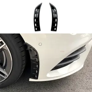 Front Bumper Canards Voor Mercedes CLA X118/C118 Pre-Facelift AMG Line & CLA35 AMG – AMG Look, Hoogglans Zwart