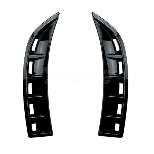 Front Bumper Canards For Mercedes CLA Class C118/X118 Pre-Facelift AMG Line & CLA35 AMG Only – AMG Look, Gloss Black