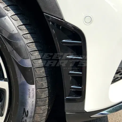 Front Bumper Canards For Mercedes GLC Class C253/X253 Facelift AMG Line & GLC43 AMG Only – AMG Look, Gloss Black