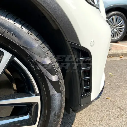 Front Bumper Canards For Mercedes GLC Class C253/X253 Facelift AMG Line & GLC43 AMG Only – AMG Look, Gloss Black