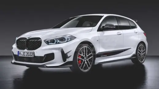 Front Bumper Trims For BMW 1 Series F40 (2019-2024) M Sport & M135i Only – M Performance Look, Gloss Black
