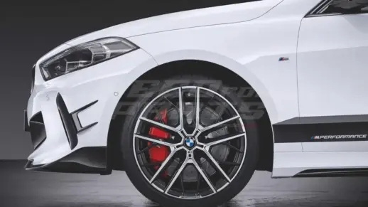 Front Bumper Trims For BMW 1 Series F40 (2019-2024) M Sport & M135i Only – M Performance Look, Gloss Black