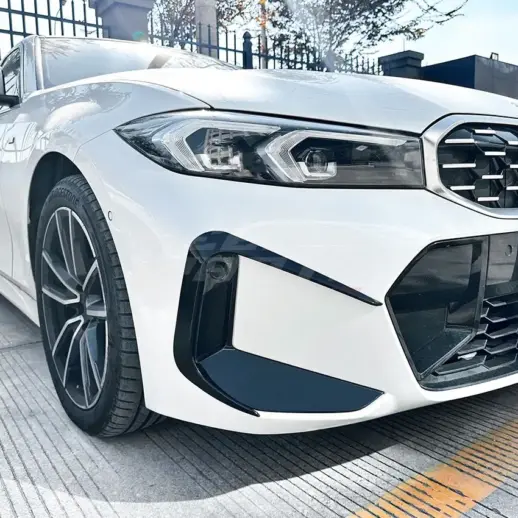 Front Bumper Trims For BMW 3 Series G20/G21 LCI M Sport & M340d & M340i Only – M Performance Look, Gloss Black