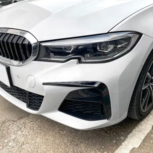 Front Bumper Trims For BMW 3 Series G20/G21 Pre-LCI M Sport & M340d & M340i Only – M Performance Look, Gloss Black