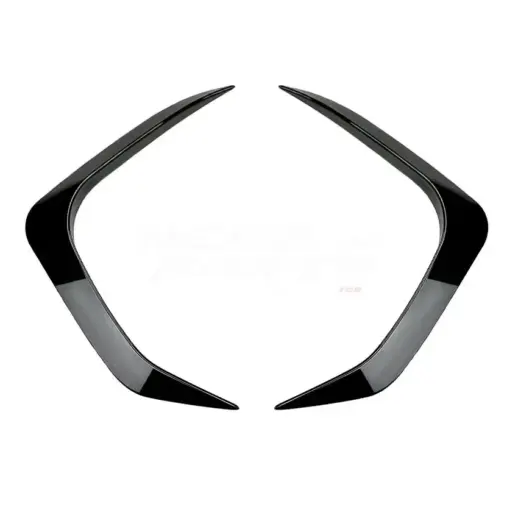 Front Bumper Trims For BMW X1 U11 (2022-present) M Sport & M35i Only – M Performance Look, Gloss Black