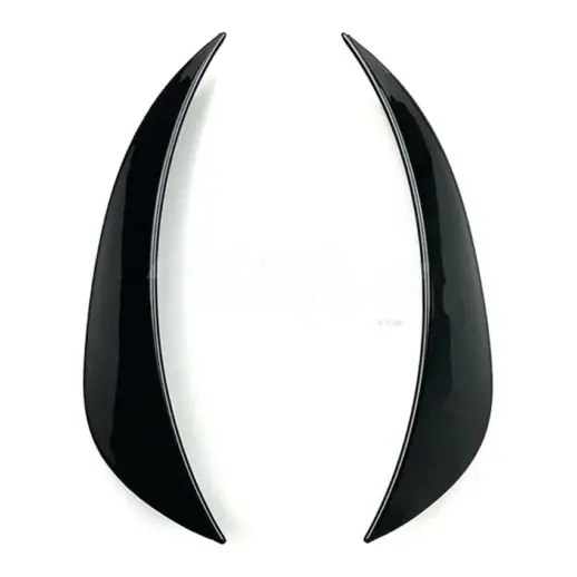 Front Bumper Trims For Mercedes C Class A205/C205/S205/W205 Pre-Facelift AMG Line & C450 AMG Only – AMG Look, Gloss Black