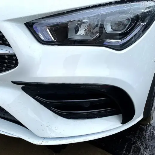 Front Bumper Trims For Mercedes CLA Class C118/X118 Pre-Facelift AMG Line & CLA35 AMG Only – AMG Look, Gloss Black