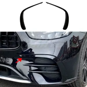 Front Bumper Trims Voor Mercedes E Class C238/A238/S213/W213 Facelift AMG Line & E53 AMG – AMG Look, Hoogglans Zwart
