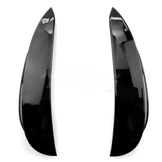 Front Bumper Trims For Mercedes E Class A238/C238/S213/W213 Pre-Facelift AMG Line & E43 AMG & E53 AMG Only – Racing Look, Gloss Black