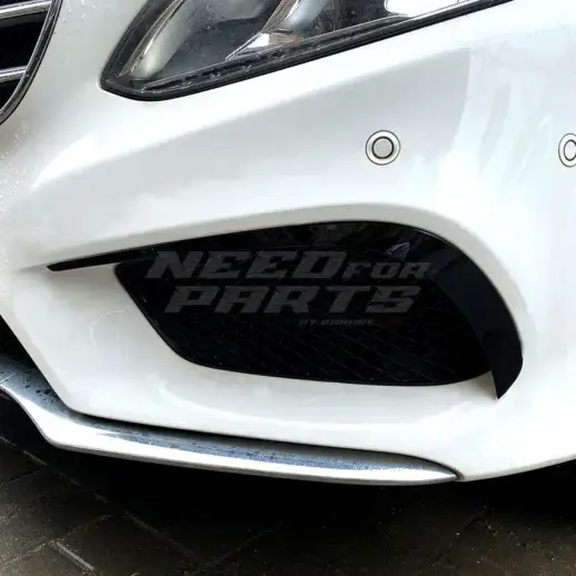 Front Bumper Trims For Mercedes E Class S212/W212 AMG Line Only – AMG Look, Gloss Black