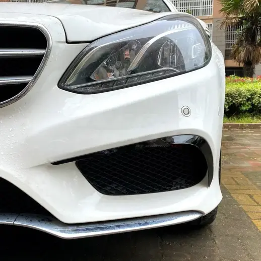 Front Bumper Trims For Mercedes E Class S212/W212 AMG Line Only – AMG Look, Gloss Black