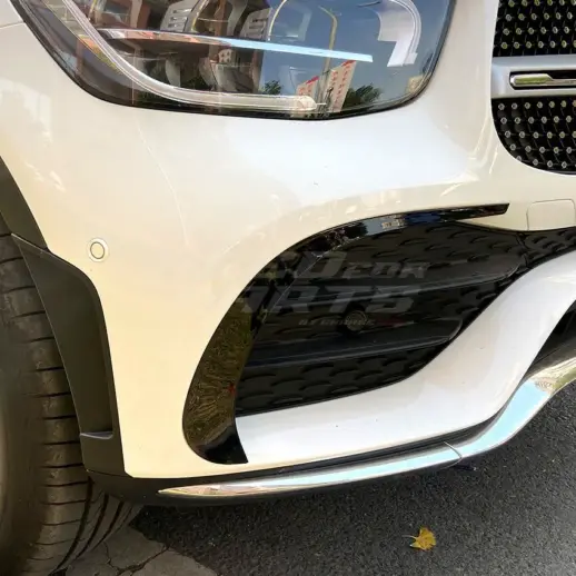 Front Bumper Trims For Mercedes GLC Class C253/X253 Facelift AMG Line & GLC43 AMG Only – AMG Look, Gloss Black