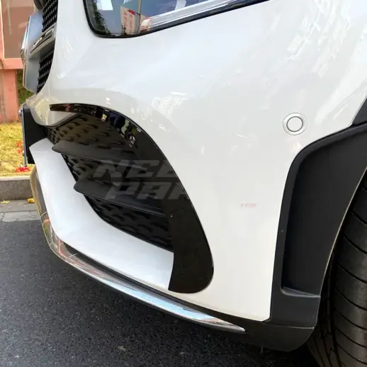 Front Bumper Trims For Mercedes GLC Class C253/X253 Facelift AMG Line & GLC43 AMG Only – AMG Look, Gloss Black