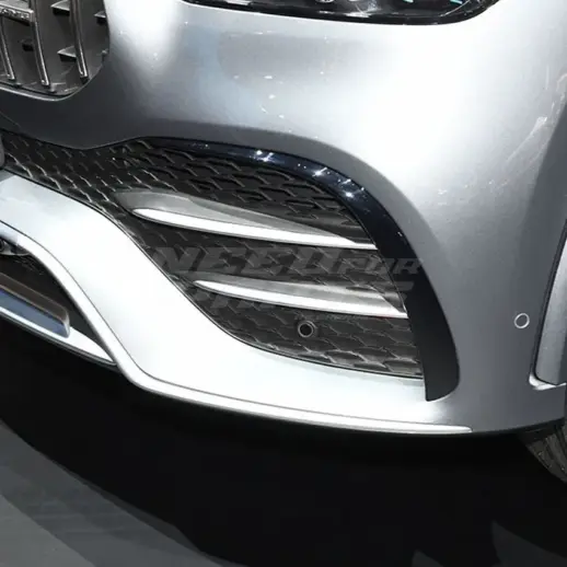 Front Bumper Trims For Mercedes GLE Class W167 (2019-2023) Pre-Facelift AMG Line & GLE53 AMG Only – AMG Look, Gloss Black