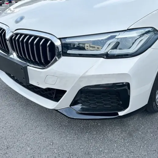Front Side Splitters For BMW 5 Series G30/G31 LCI M Sport & M550i Only – M Performance Look, Gloss Black