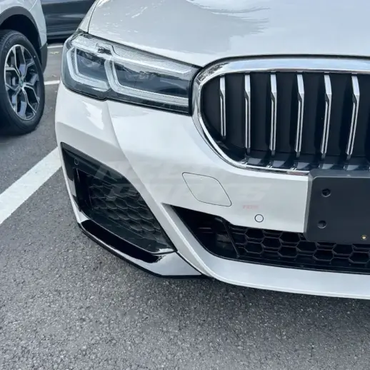 Front Side Splitters For BMW 5 Series G30/G31 LCI M Sport & M550i Only – M Performance Look, Gloss Black