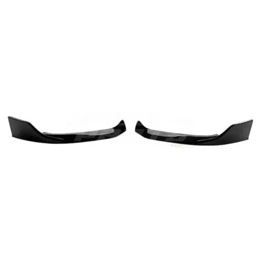 Front Side Splitters For Mercedes A Class V177/W177 Pre-Facelift AMG Line & A35 AMG Only – AMG Look, Gloss Black